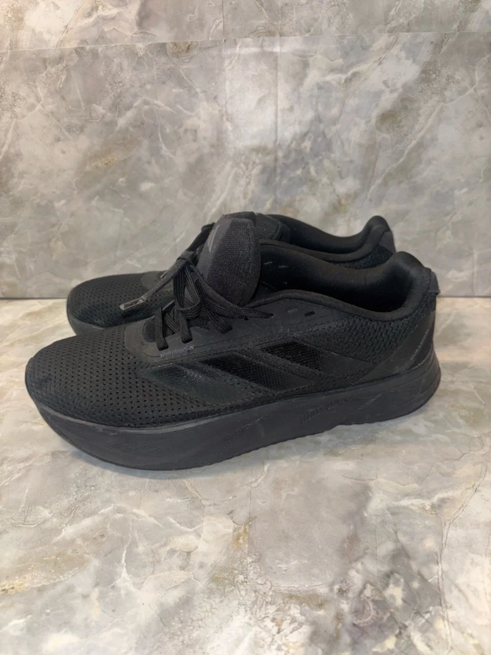 Adidas’s All-Black Mesh Training Sneakers